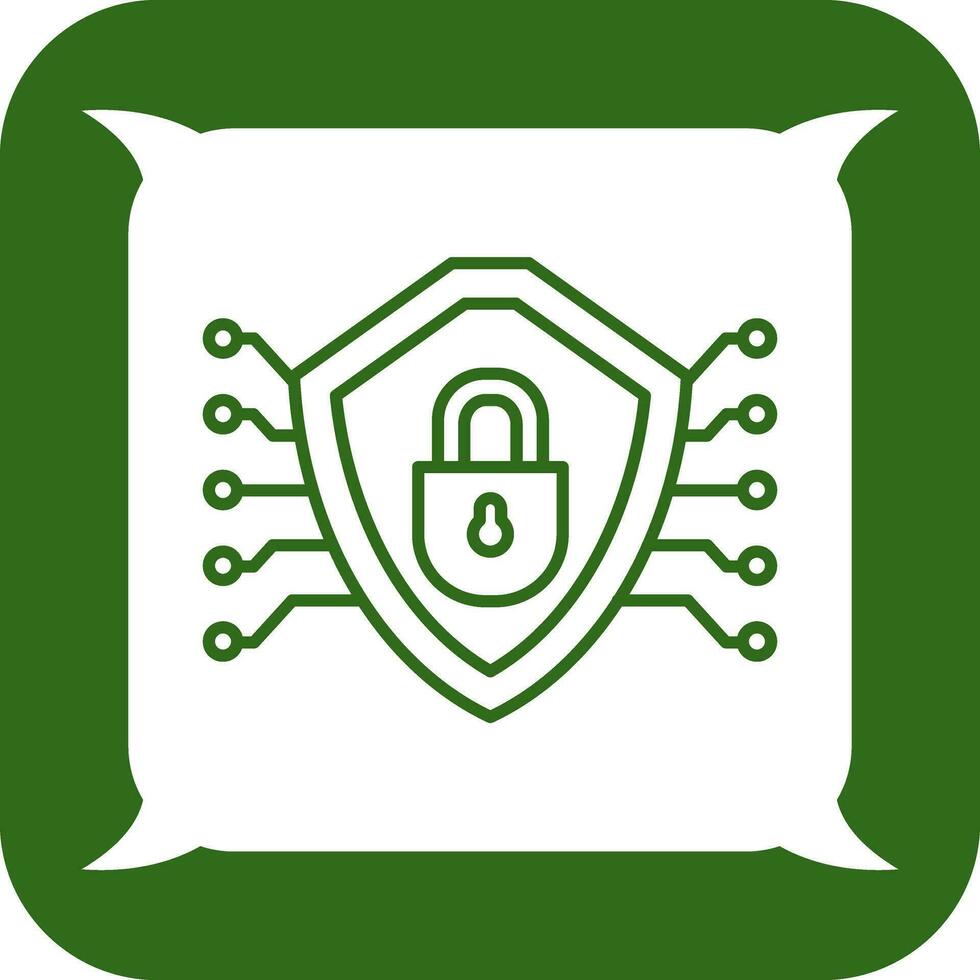 Cyber Security Vector Icon