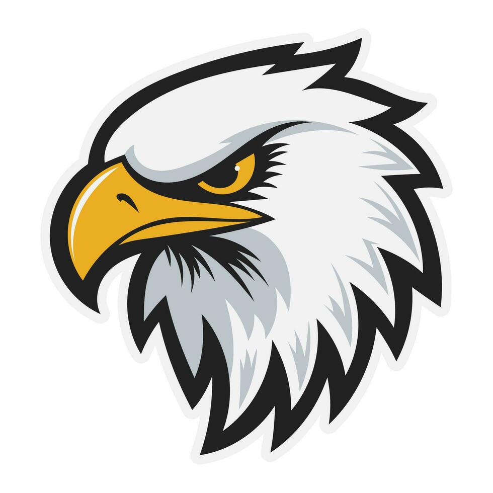 eagle head mascot esport vector logo