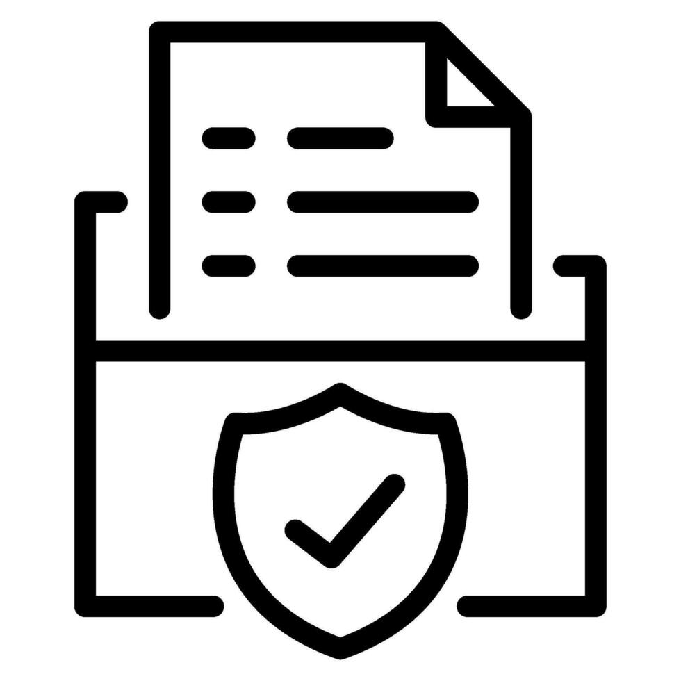 Secure Data icon vector