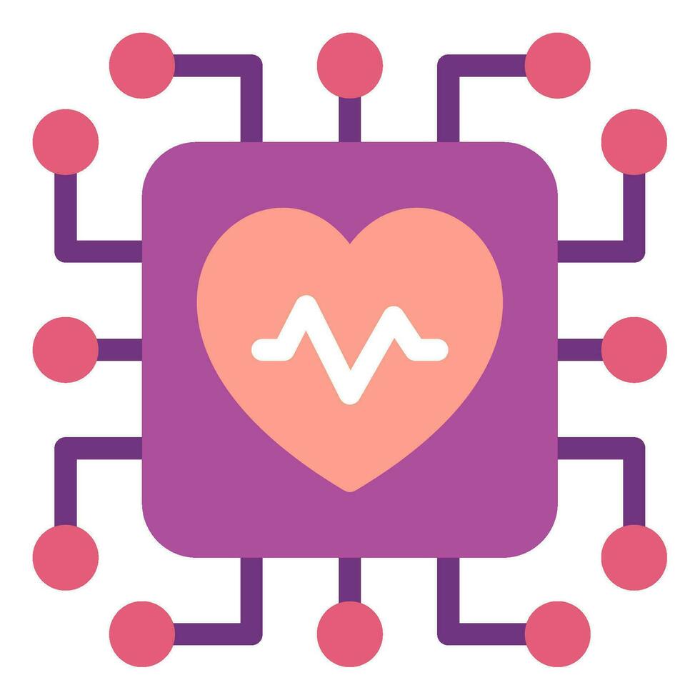 AI in Healthcare icon vector