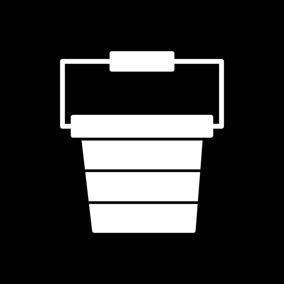 Bucket Vector Icon Design