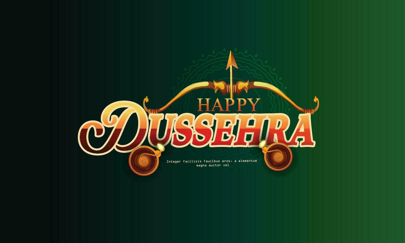 contento dussehra ilustración de señor rama asesinato ravana en Dussehra, Vijayadashami vector