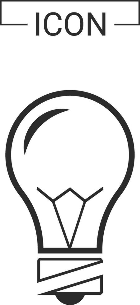 Light bulb icon design vector