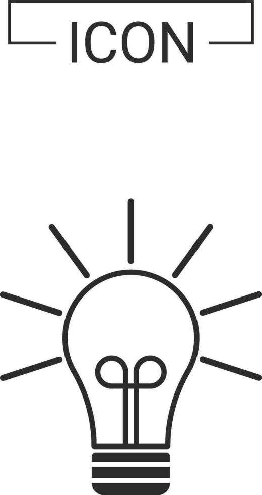 Light bulb icon design vector