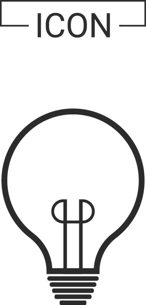 Light bulb icon design vector