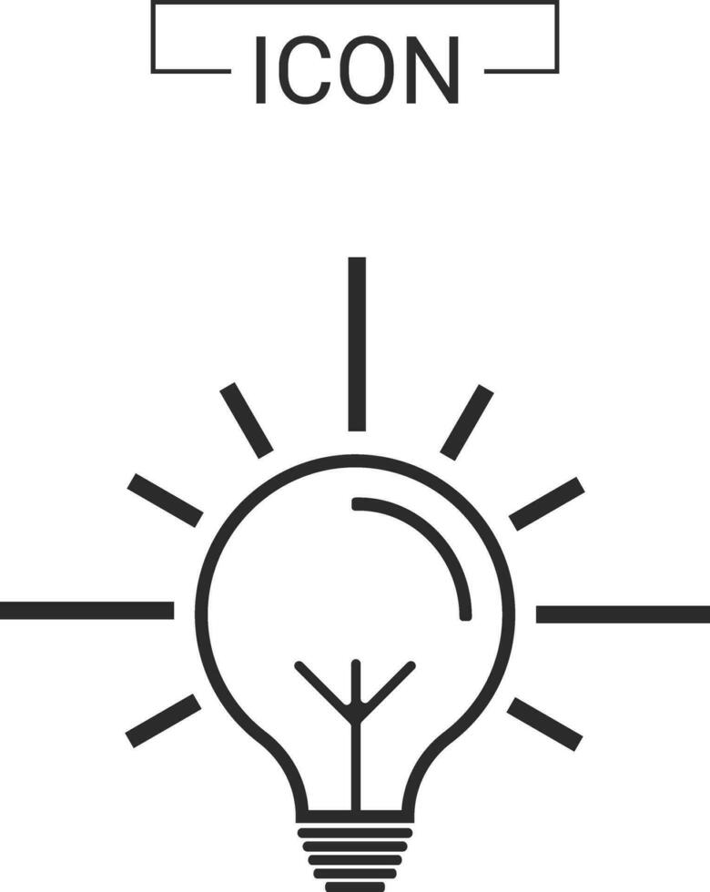 Light bulb icon design vector