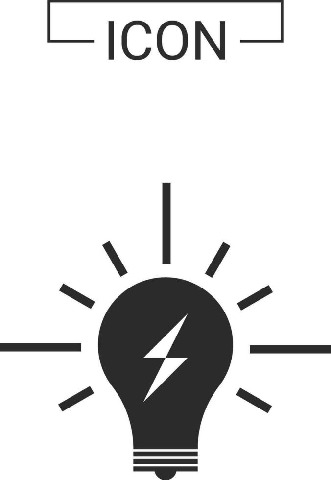 Light bulb icon design vector