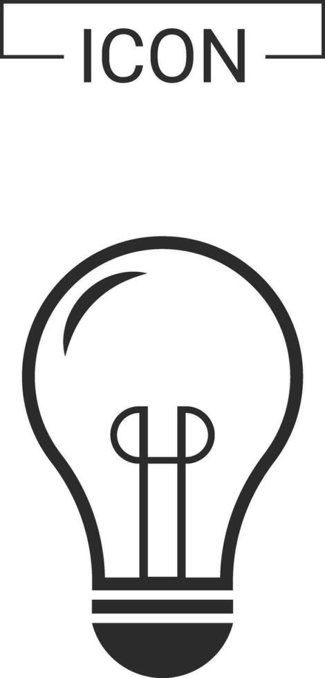 Light bulb icon design vector