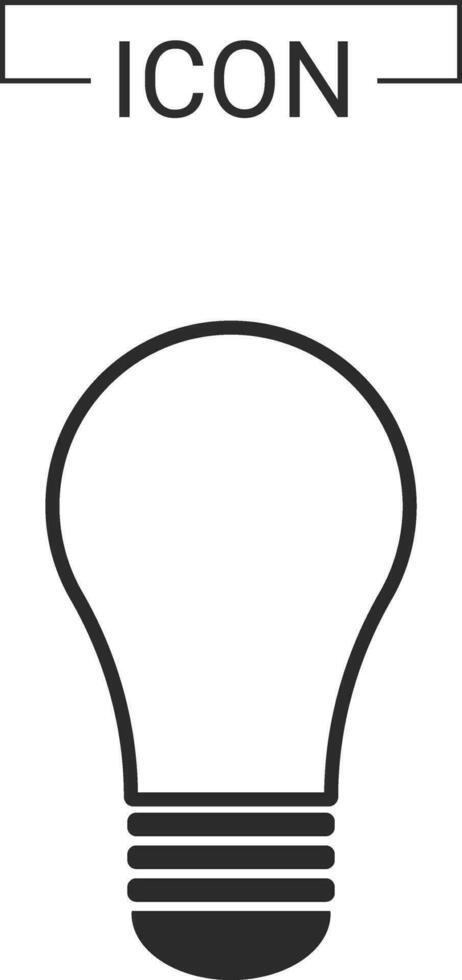 Light bulb icon design vector