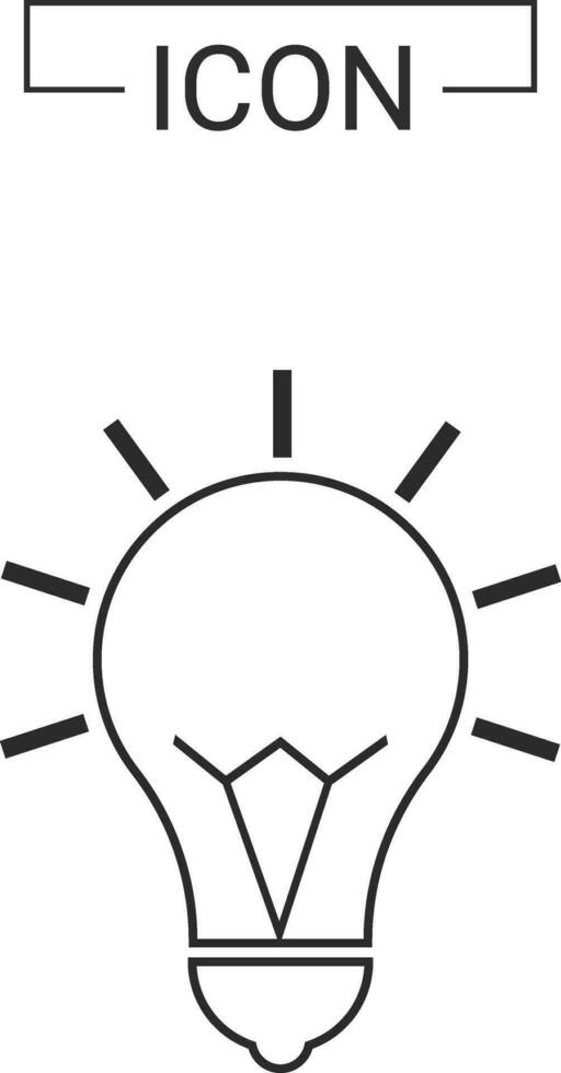 Light bulb icon design vector