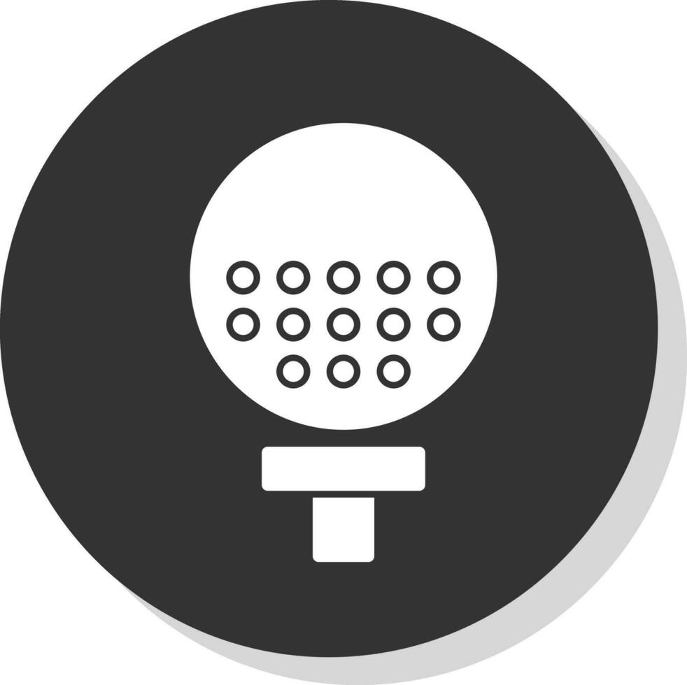 Golfball Vector Icon Design