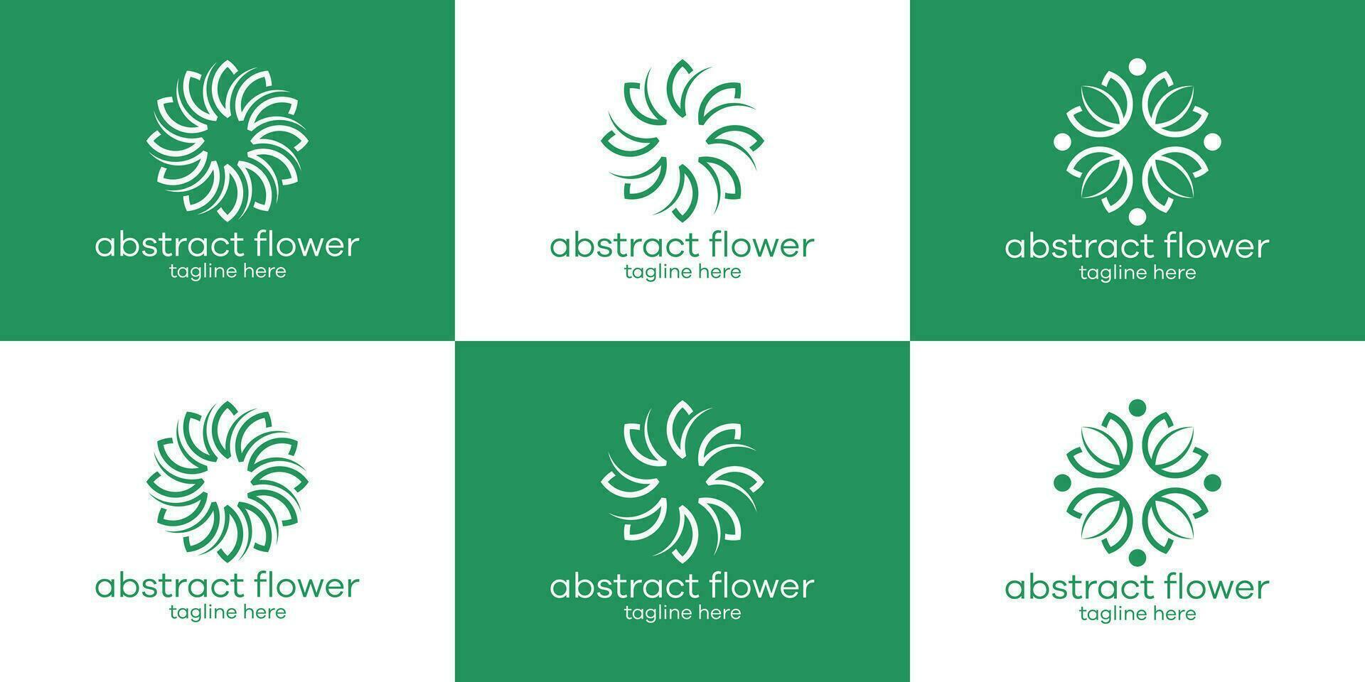 logo design leaf abstract icon vector illustration 3
