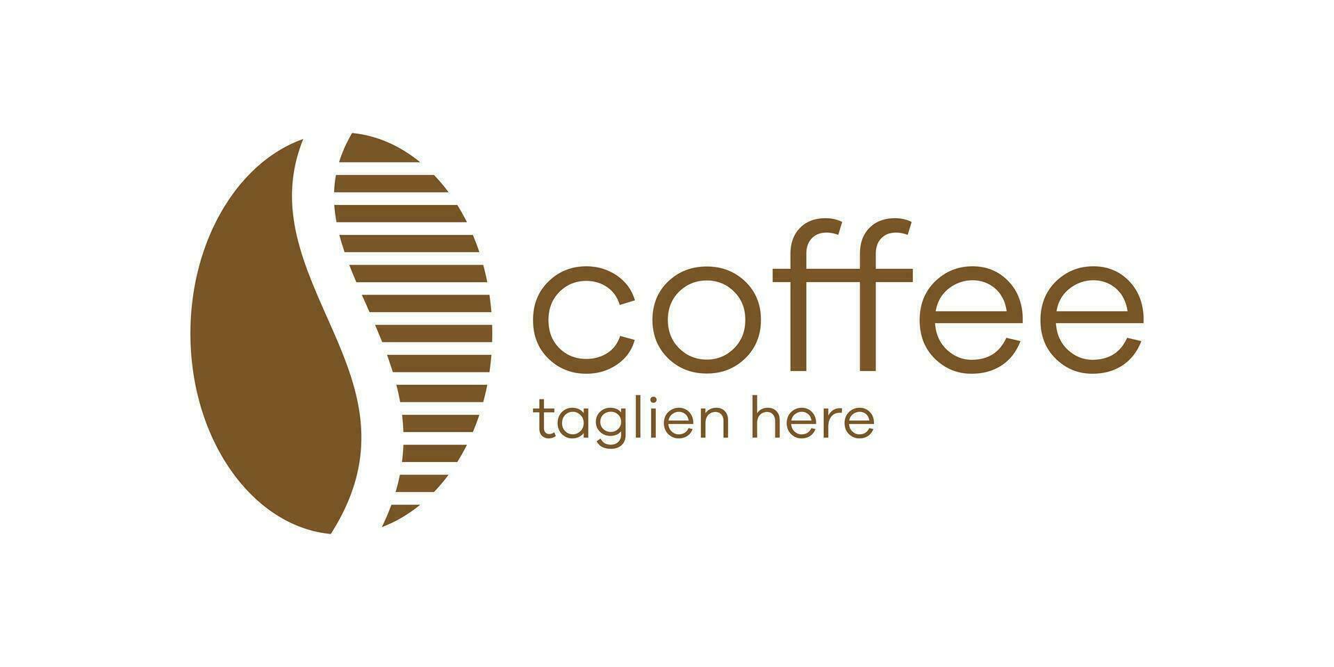 coffee abstract logo icon vector illustration