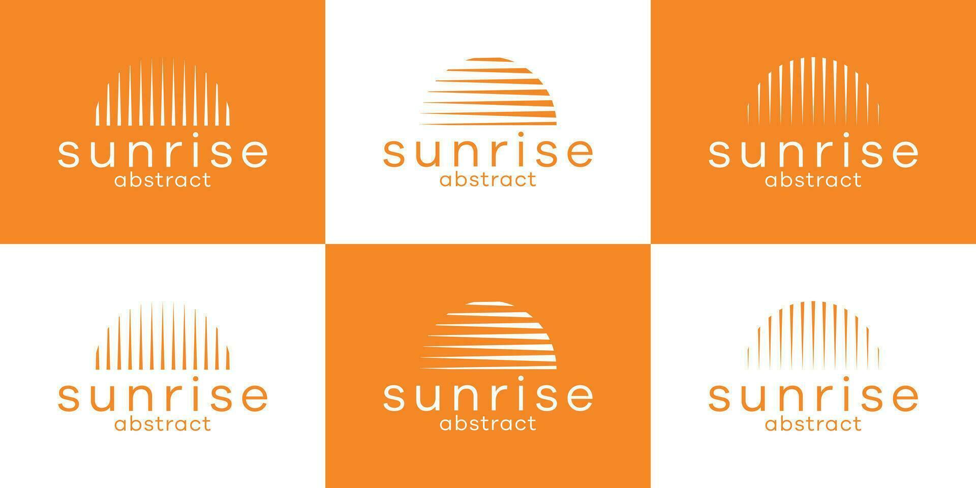 sunrise logo design icon vector illustration