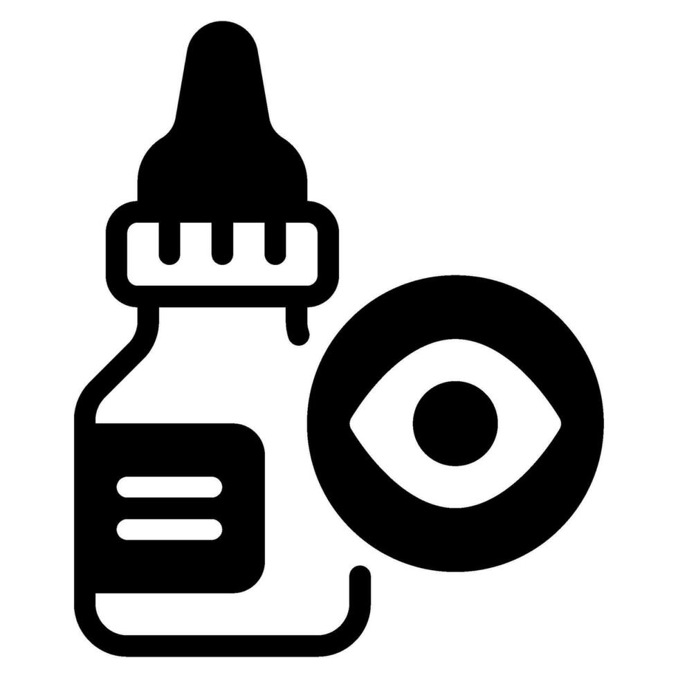 Eye Drops icon vector