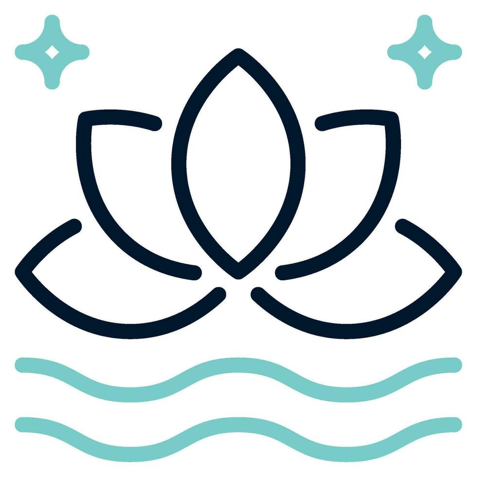 Relaxation Techniques Icon Illustration, for uiux, infographic, etc vector