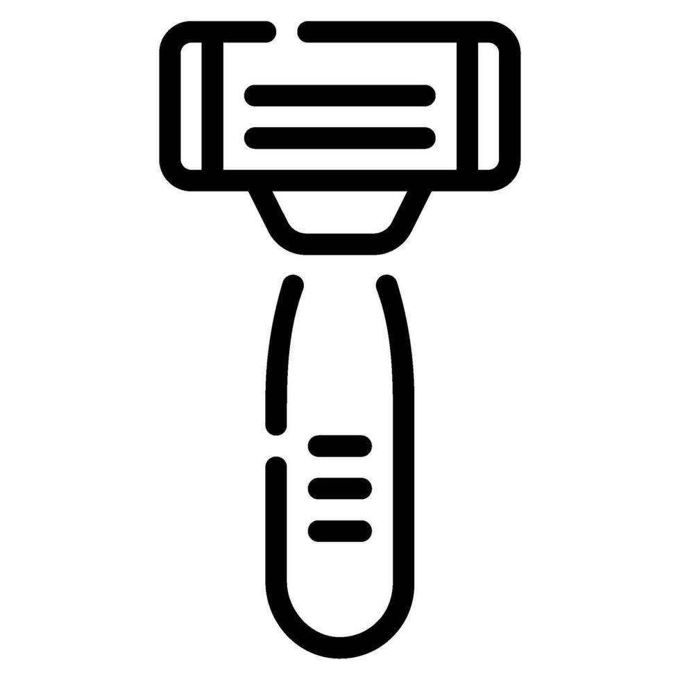 afeitado maquinilla de afeitar icono vector