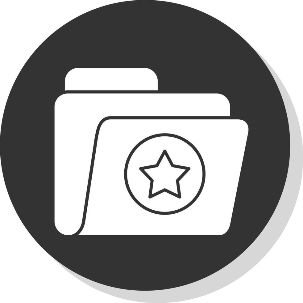 Favorite Folder Vector Icon Design