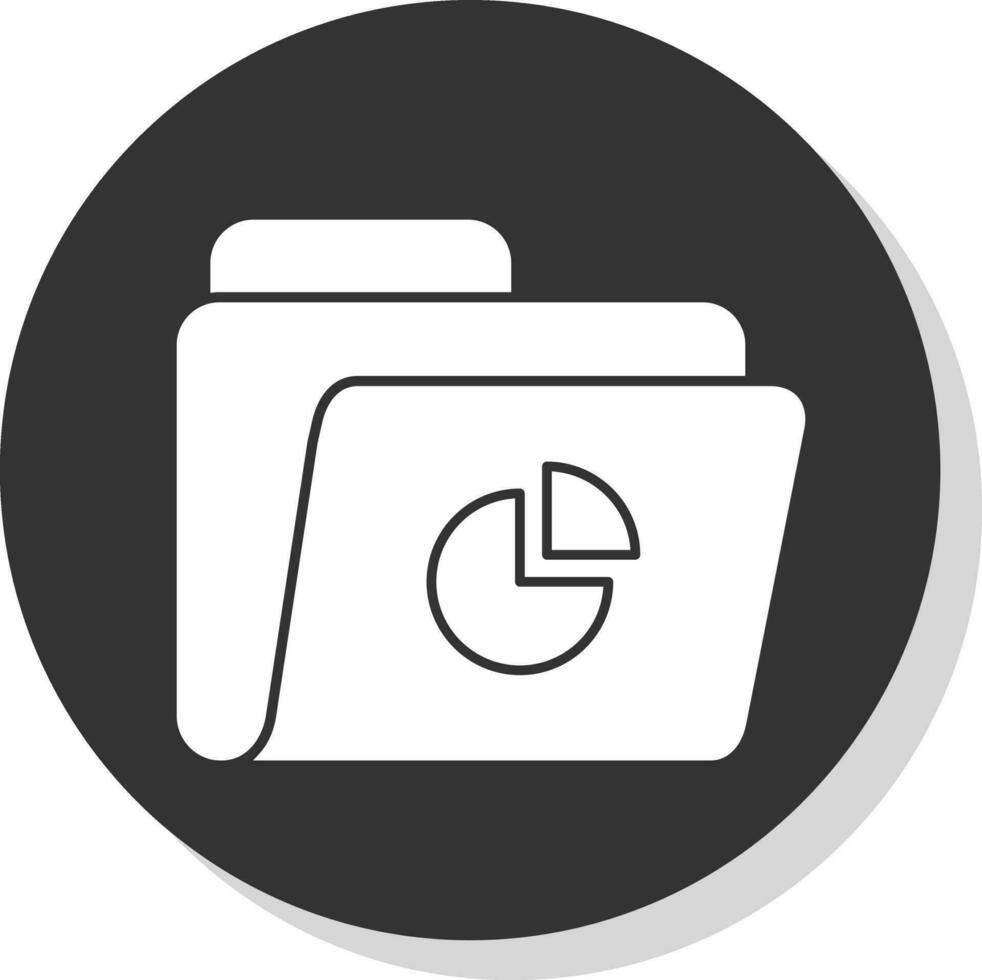 Pie Chart Vector Icon Design