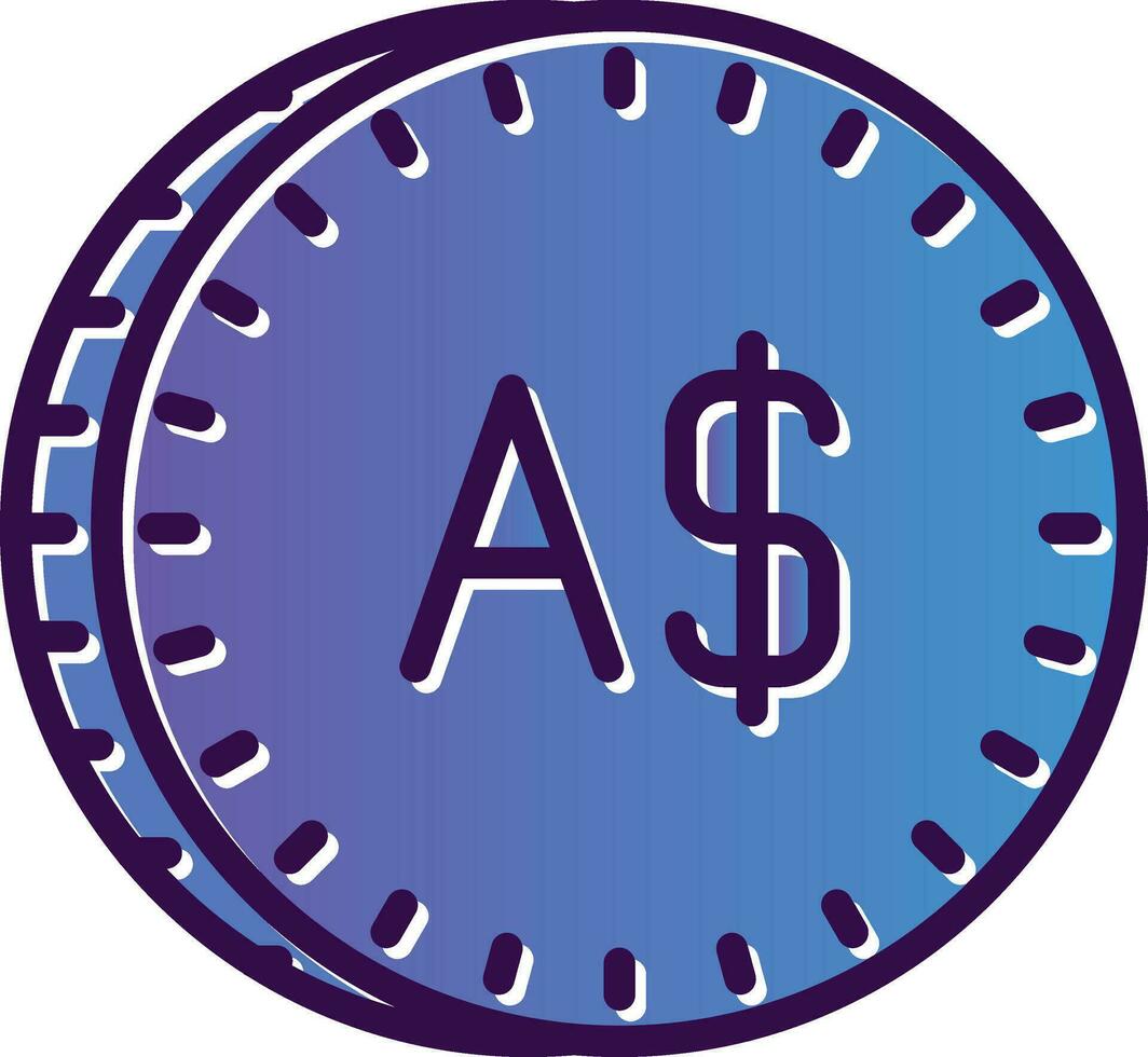 Australian Dollar Vector Icon Design