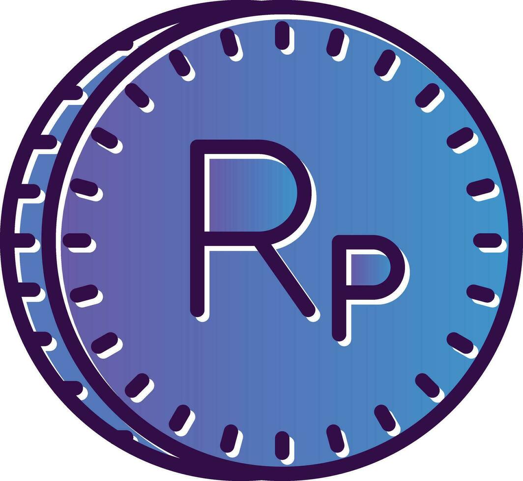 Indonesian Rupiah Vector Icon Design