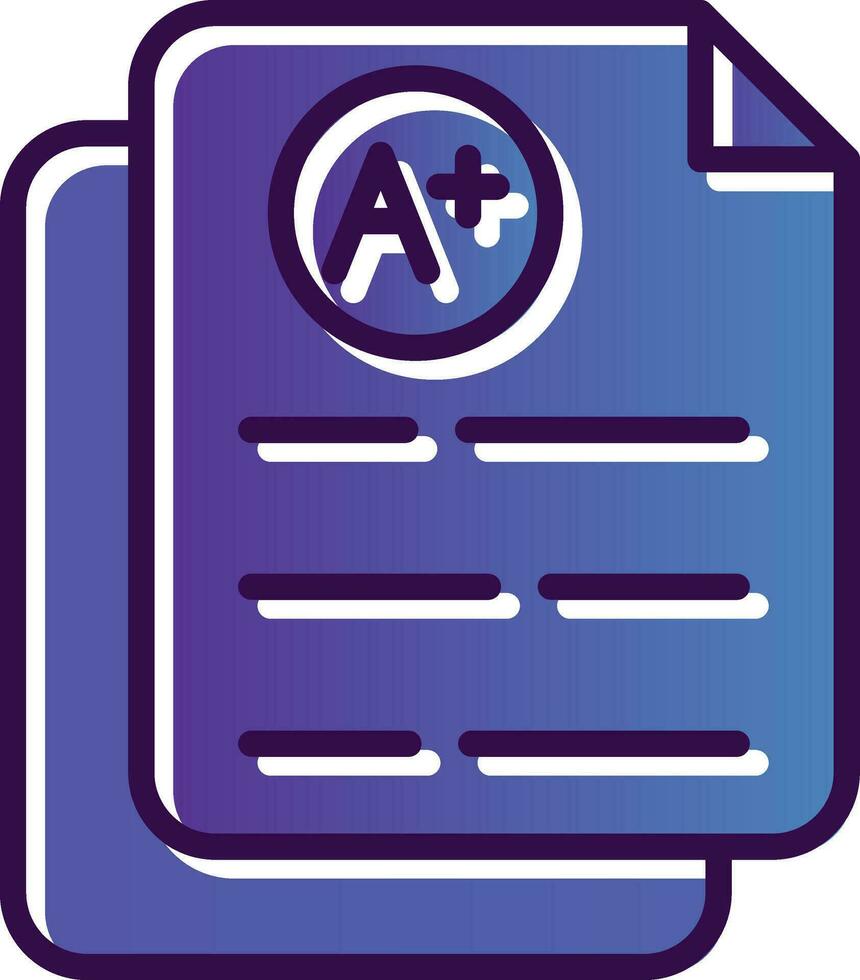 Grades Vector Icon Design