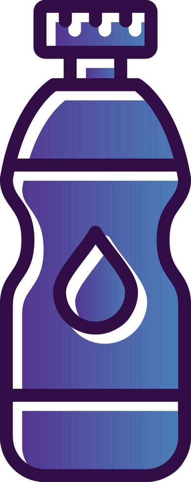 Water Bottle Vector Icon Design