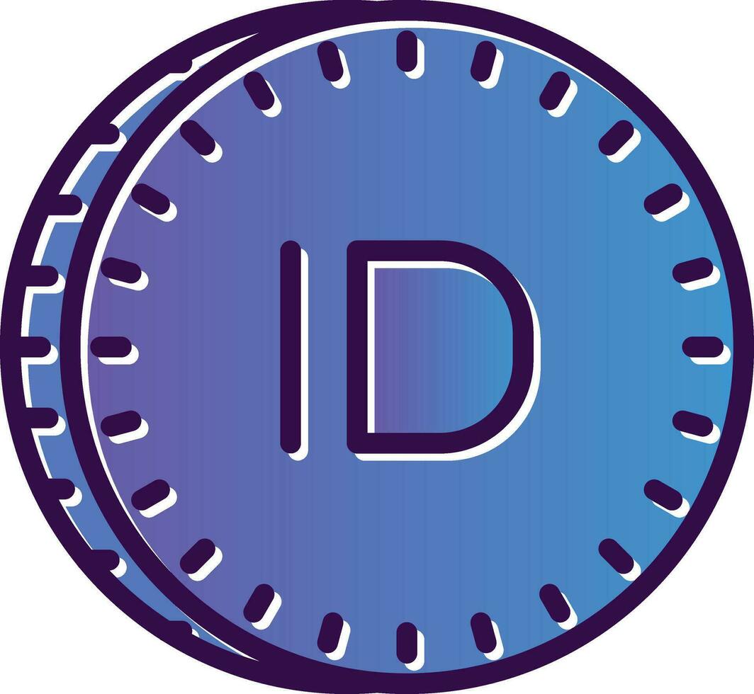 iraquí dinar vector icono diseño