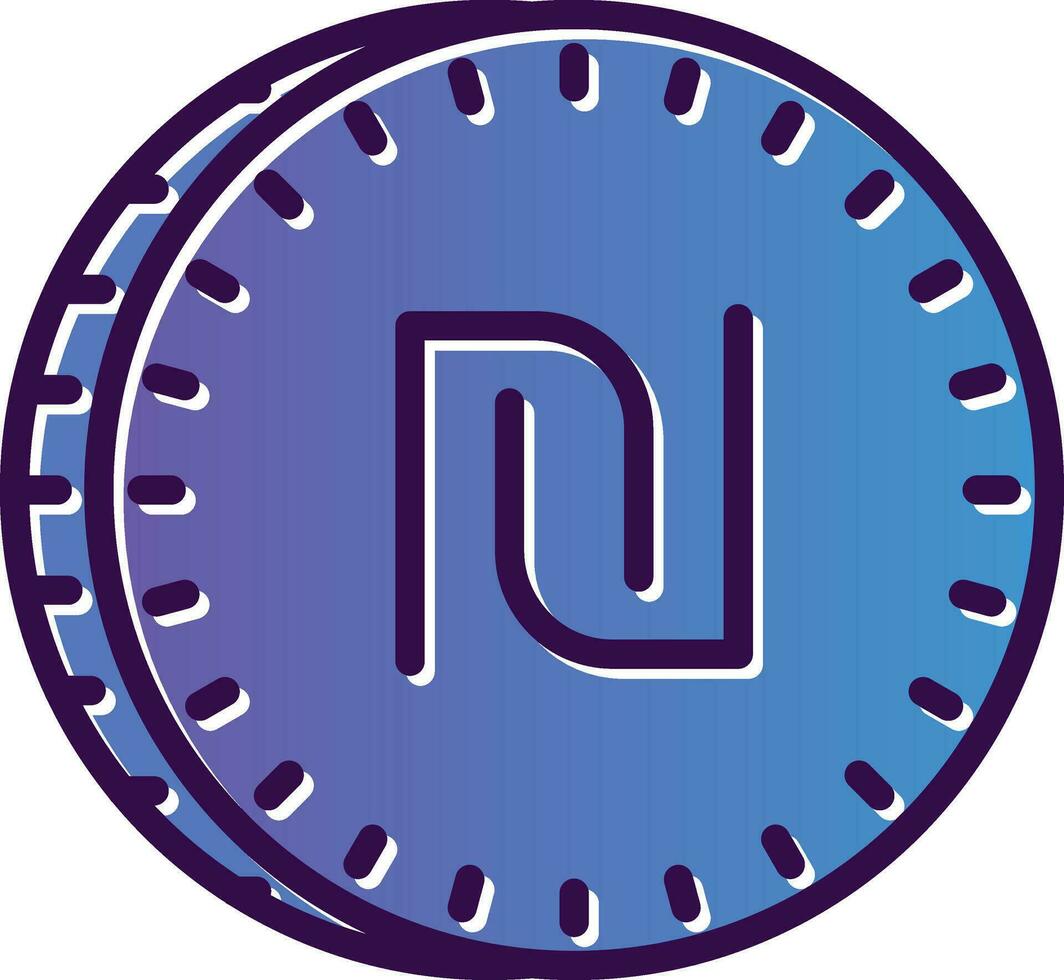 Shekel Vector Icon Design