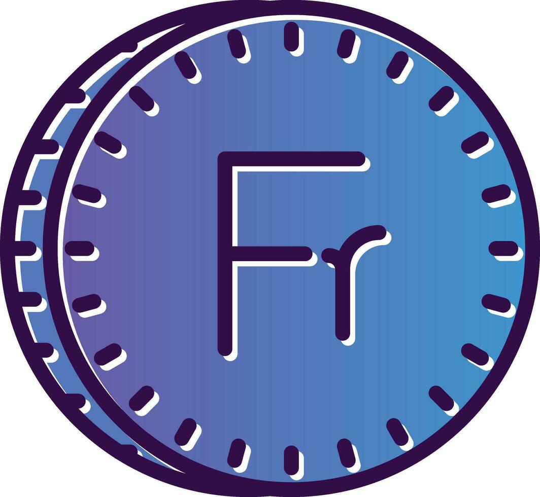 Franc Vector Icon Design