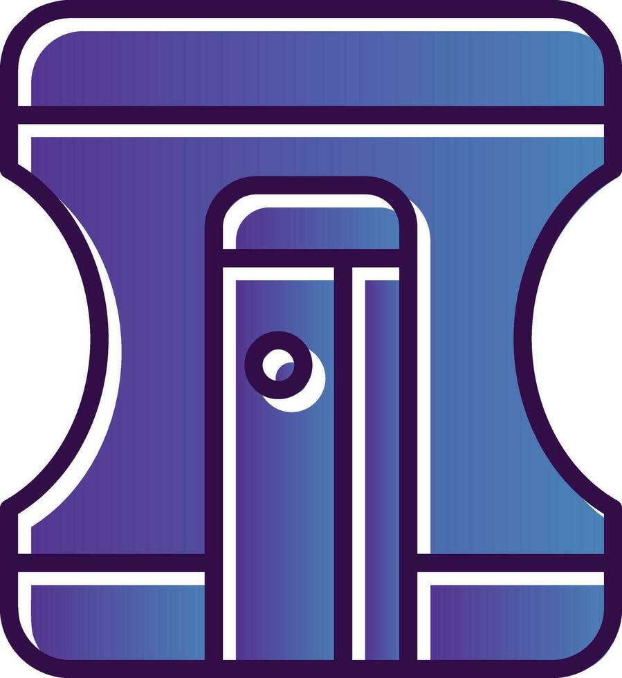 Pencil Sharpener Vector Icon Design