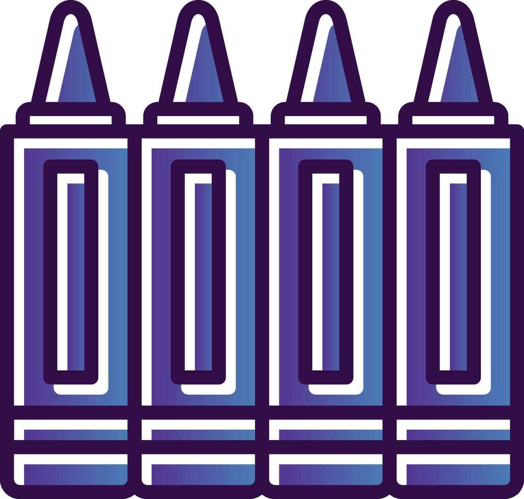 Crayons Vector Icon Design