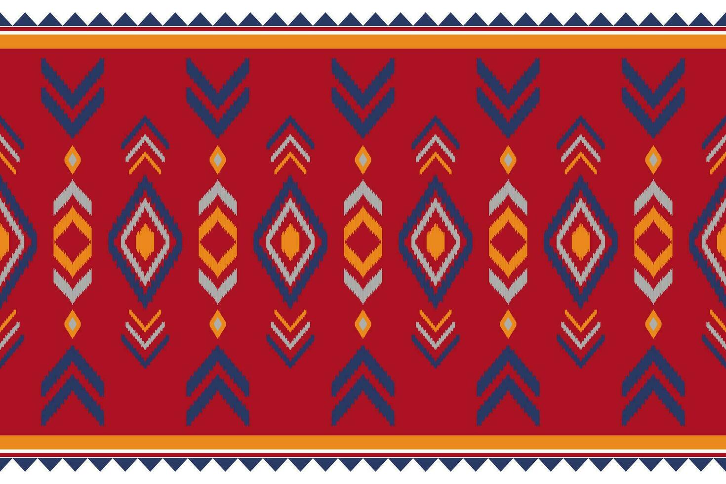 ikat seamless pattern abstract background for textile design. Can be used in fabric design for clothes, decorative paper, wrapping, carpet, Vector, illustration vector