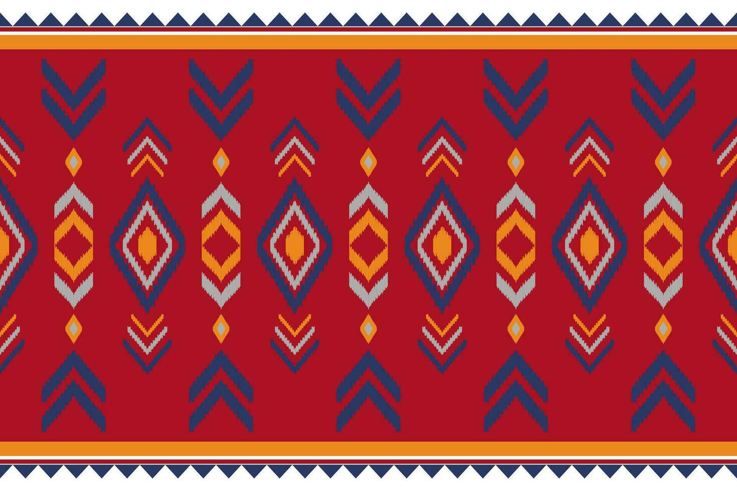 ikat sin costura modelo resumen antecedentes para textil diseño. lata ser usado en tela diseño para ropa, decorativo papel, envase, alfombra, vector, ilustración vector