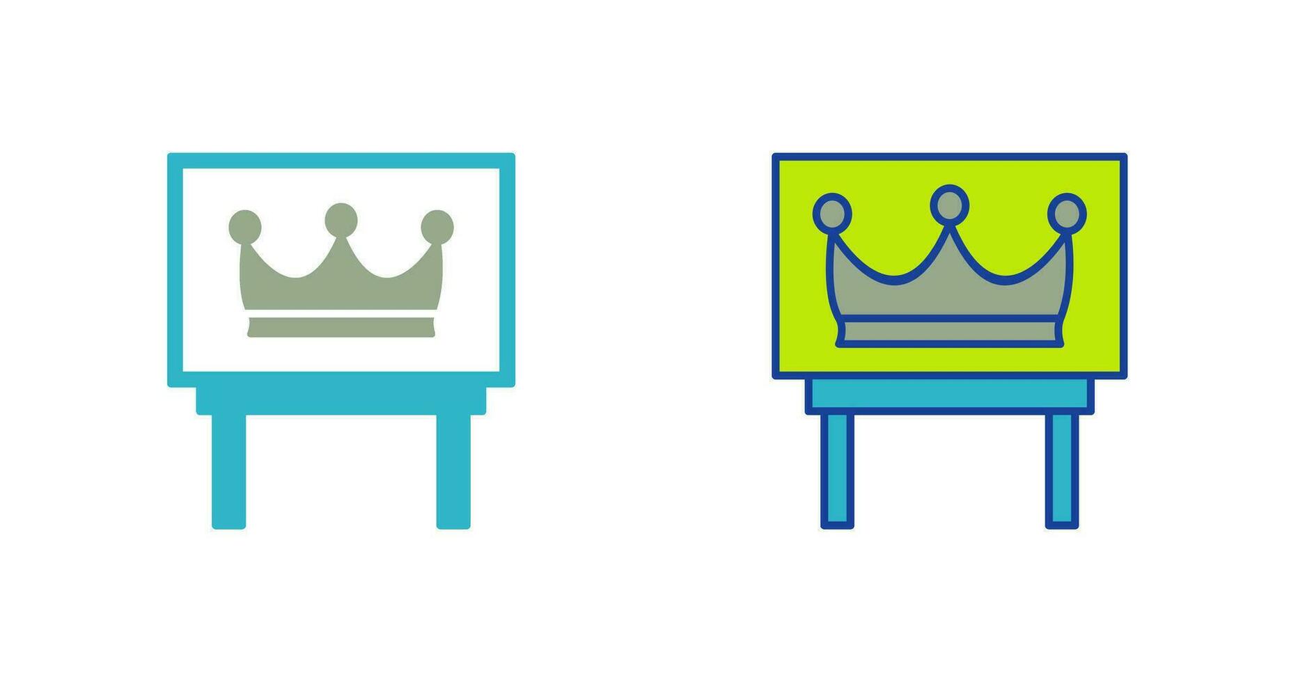 Crown Exhibit Vector Icon