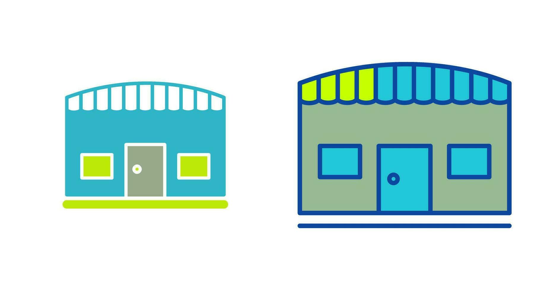 Unique Store Vector Icon