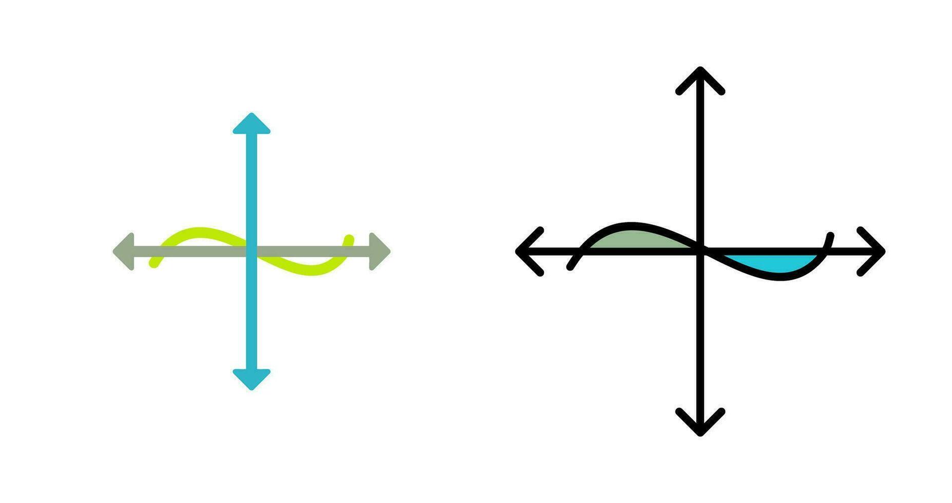 Unique Graph Vector Icon