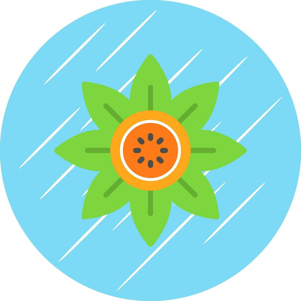 diseño de icono de vector de girasol