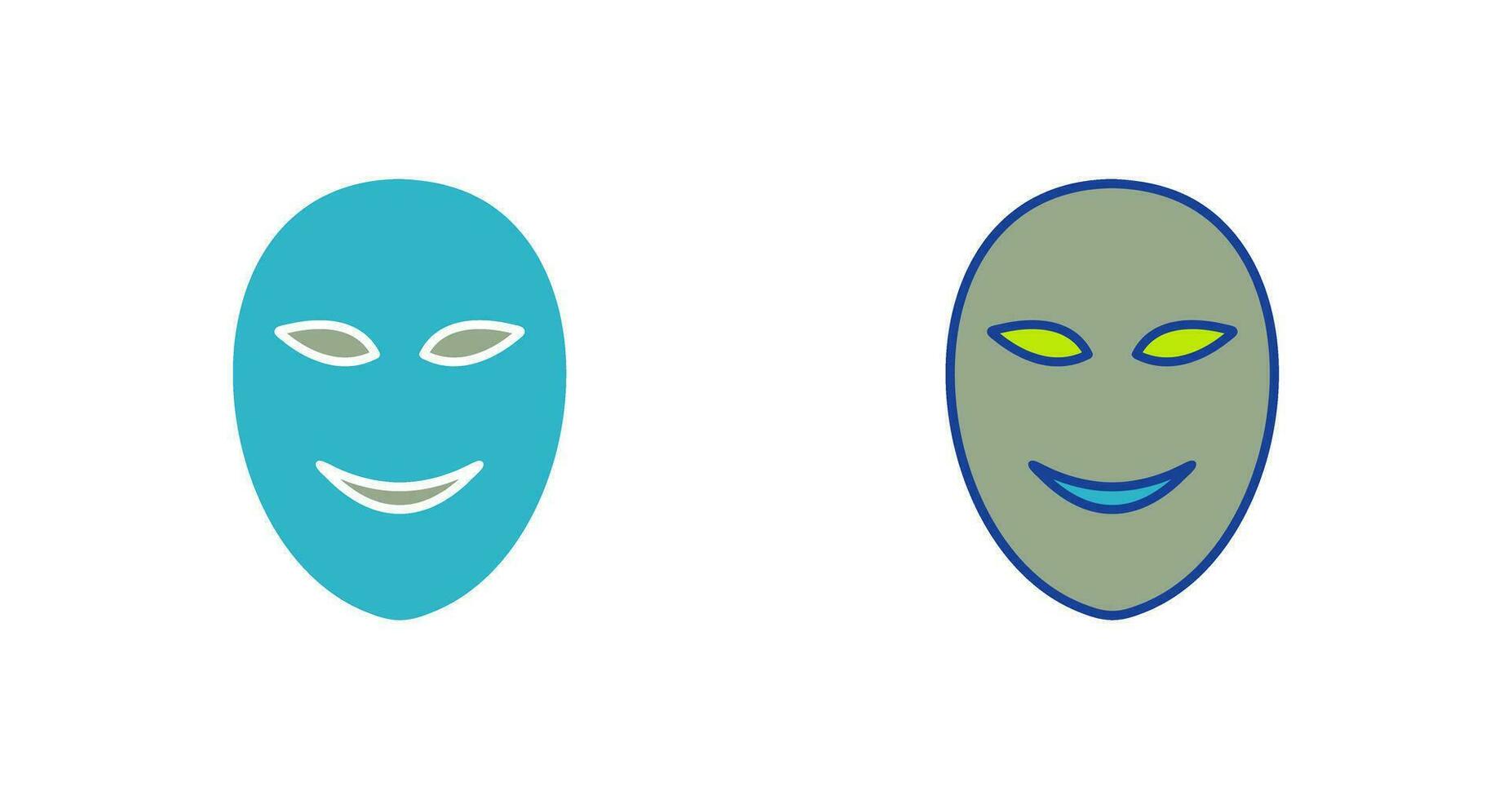 Ancient Face Mask Vector Icon
