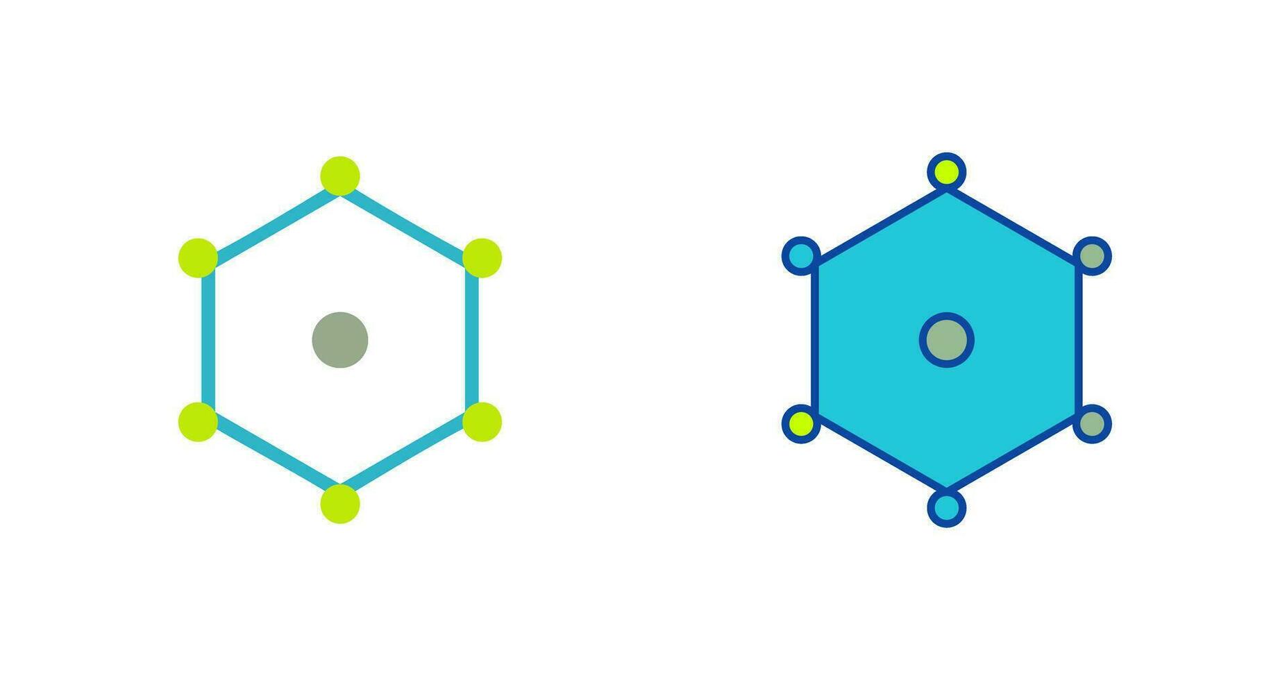 Unique Nodes Vector Icon