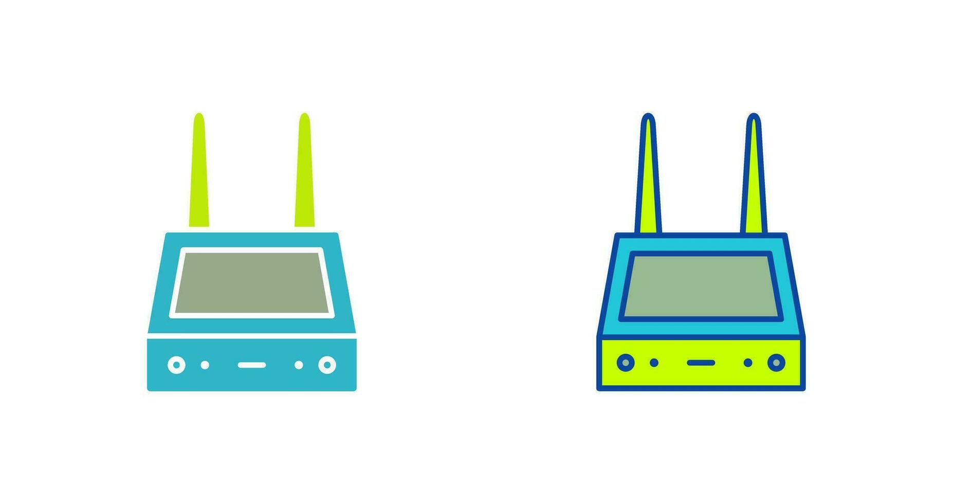 Unique Router Vector Icon