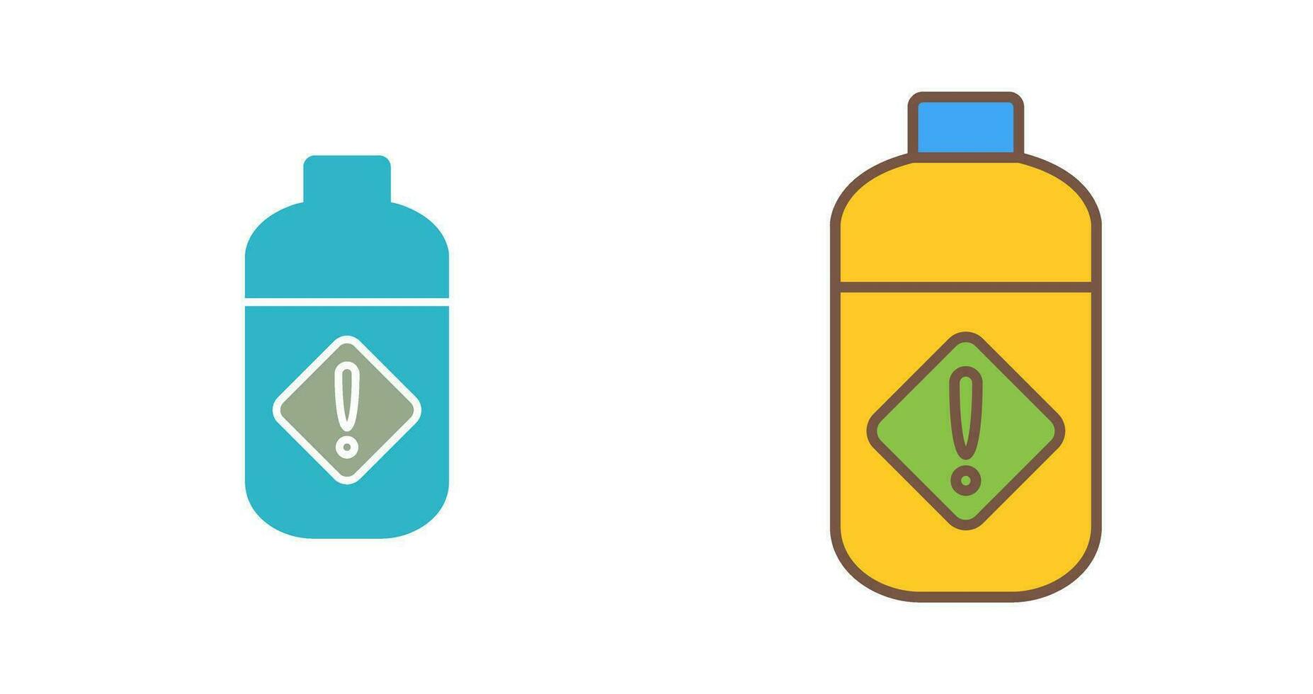Pesticide Bottle Vector Icon