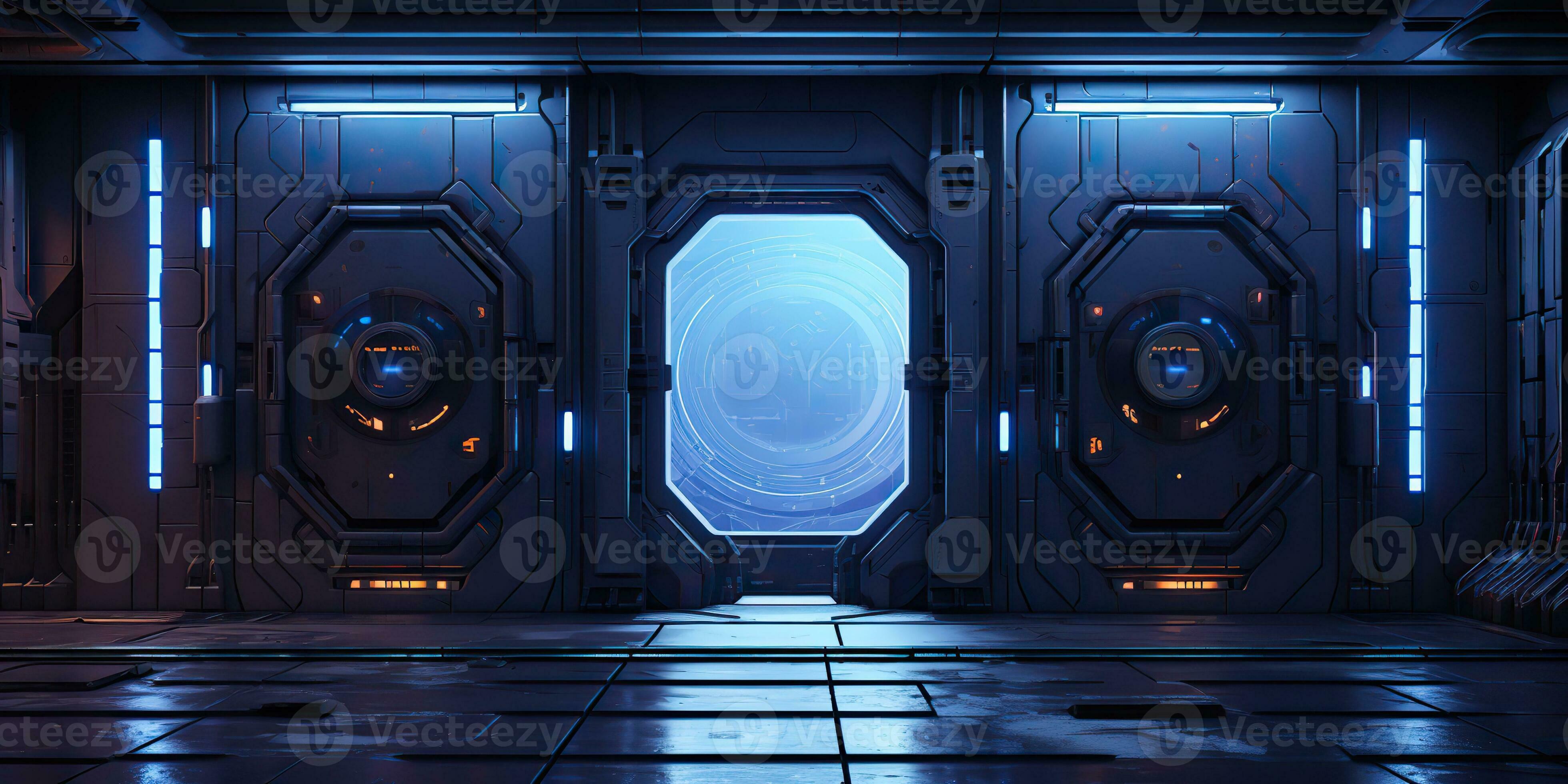 Sci-Fi Door Background