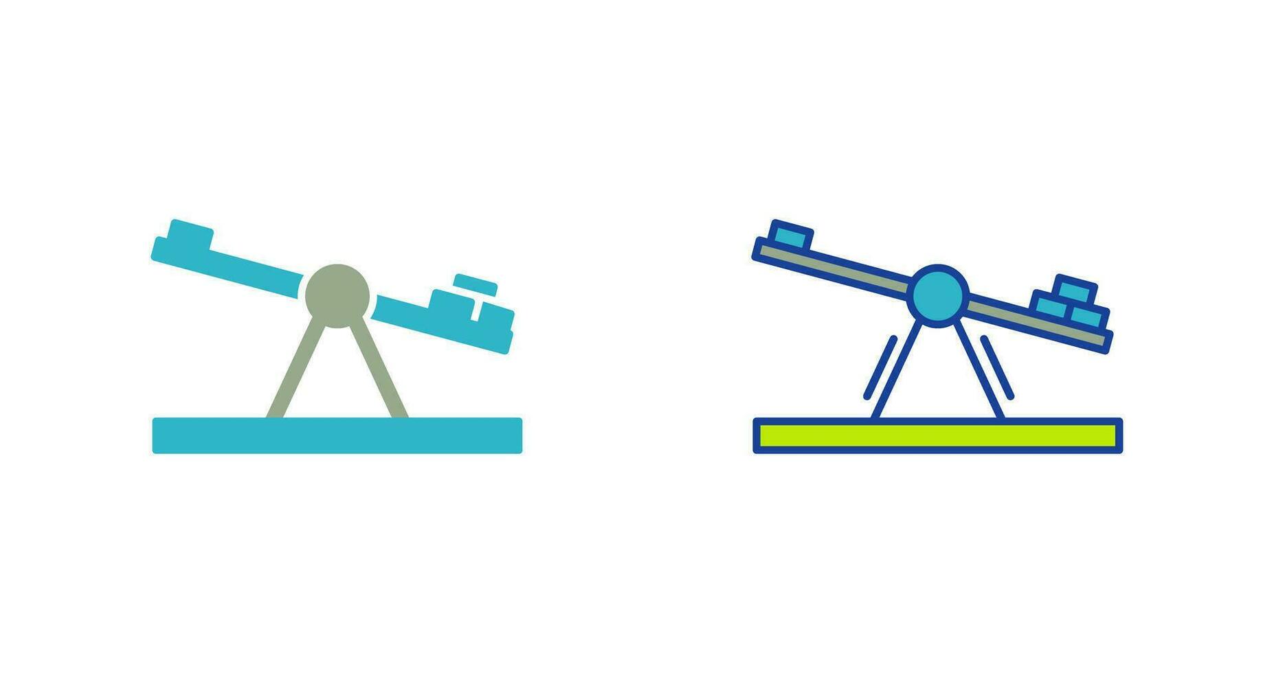 Seesaw Vector Icon