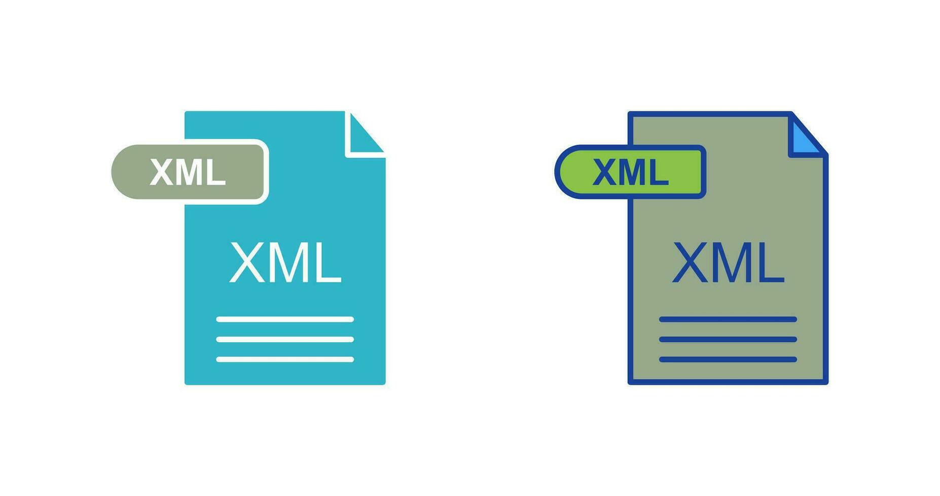 XML Vector Icon