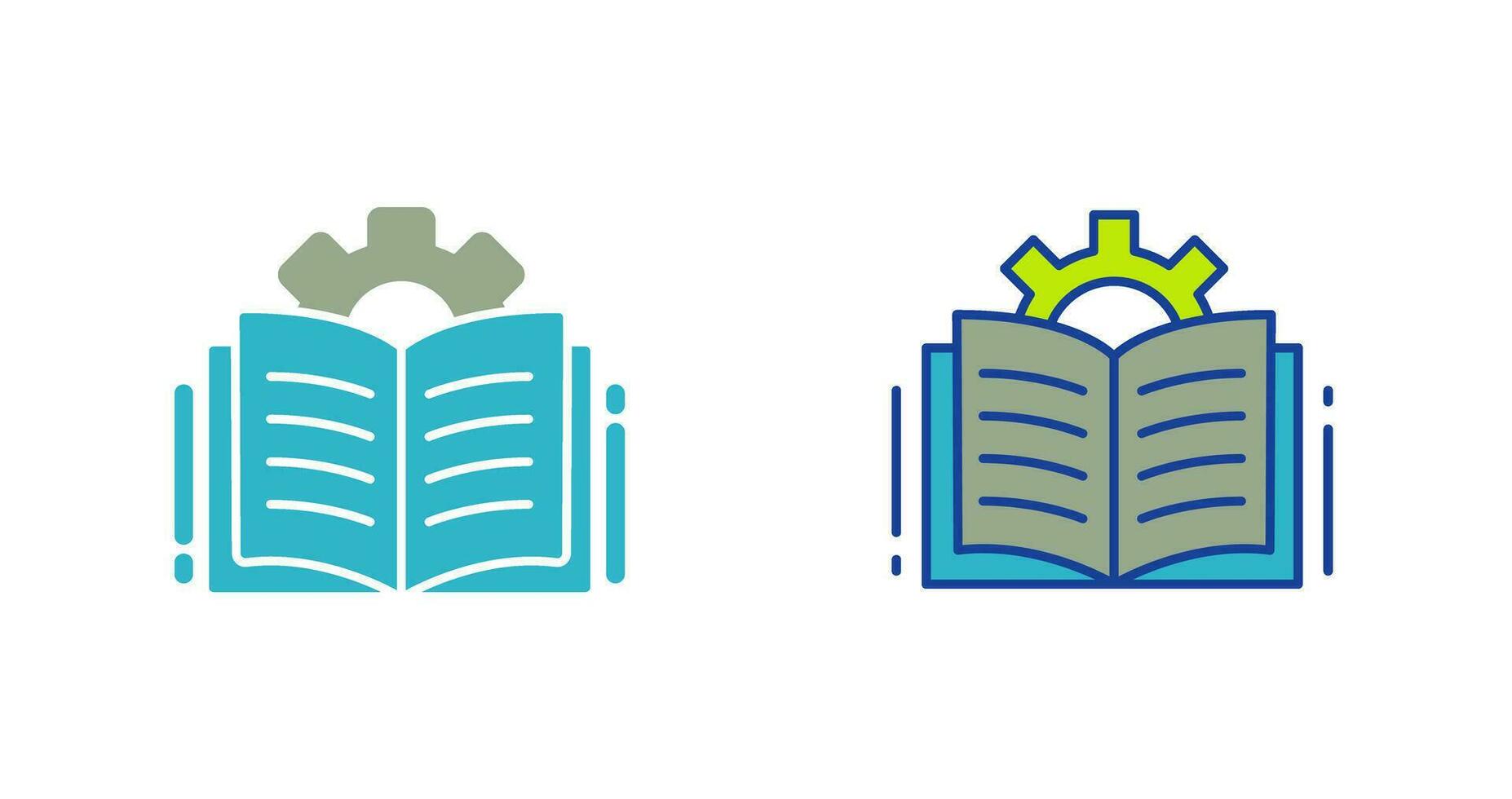 Open Book Vector Icon