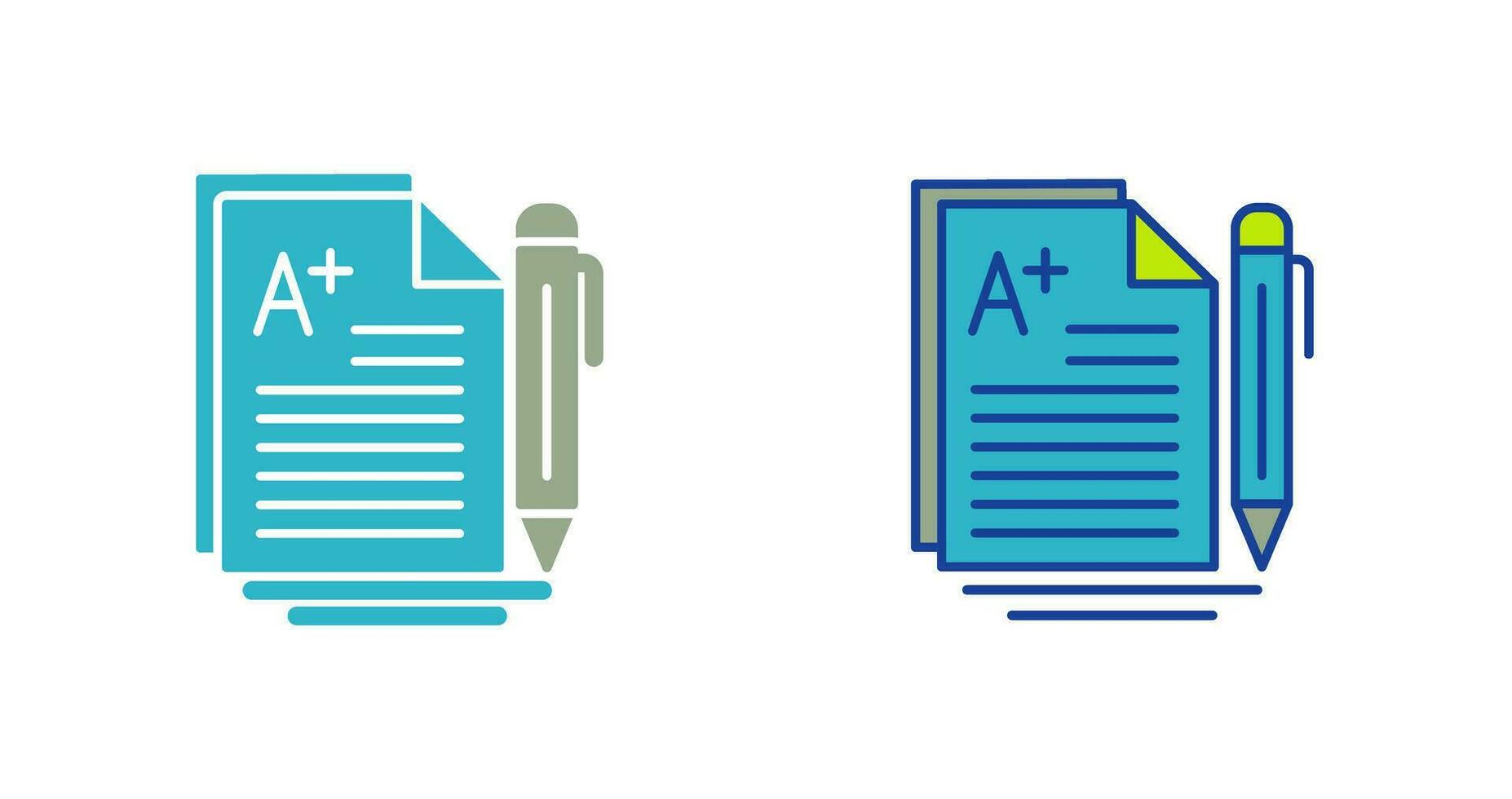 A Grade Vector Icon