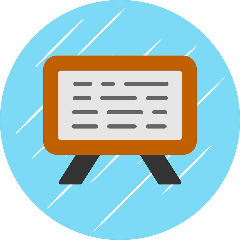 Chalkboard Vector Icon Design