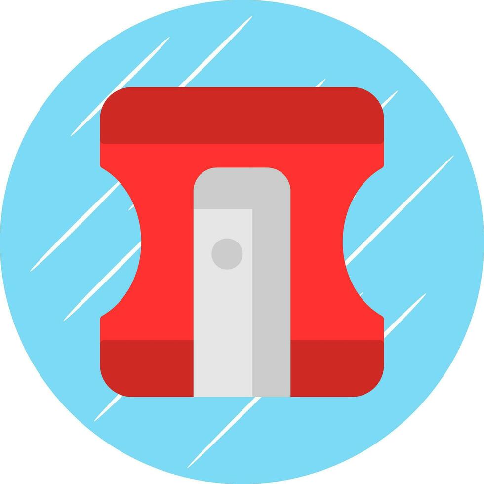 Pencil Sharpener Vector Icon Design