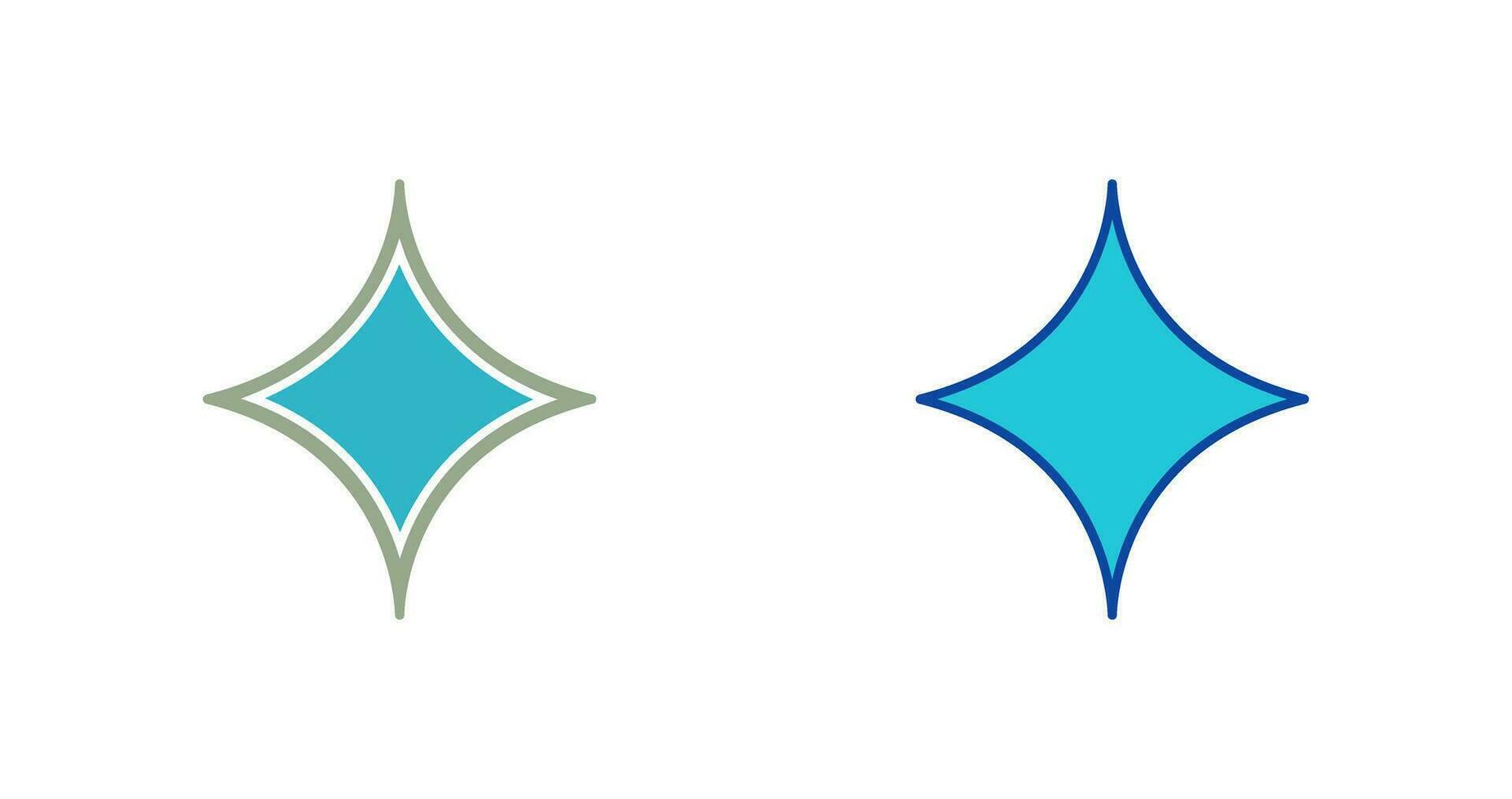 Unique Diamond Vector Icon